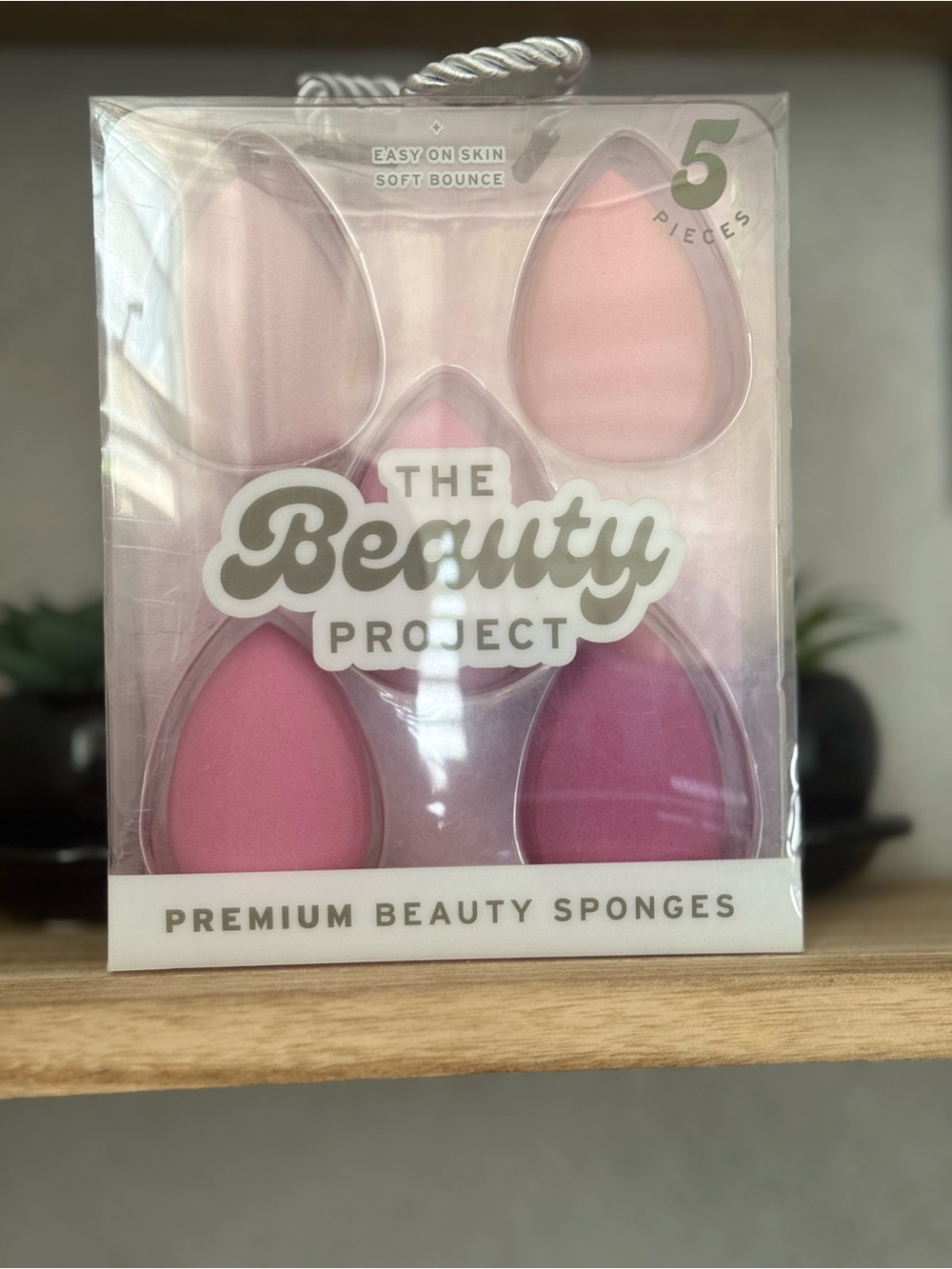 Premium Pink Beauty Sponges - 5 Pack